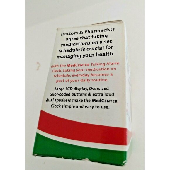 Medcenter System Talking Alarm Clock (Clock Only) Brand: MedCenter - Picture 8 of 10